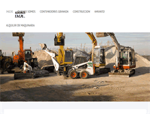 Tablet Screenshot of contenedoresmolina.com